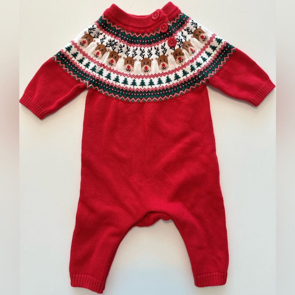 Gymboree Baby Reindeer Fairisle Sweater - Picture 1 of 2
